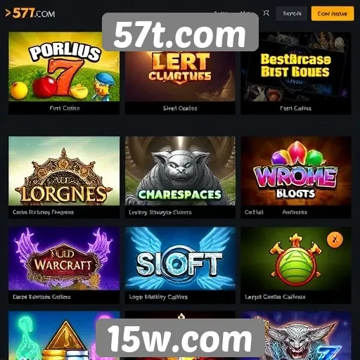 Análise do catálogo de jogos disponíveis no 57t.com